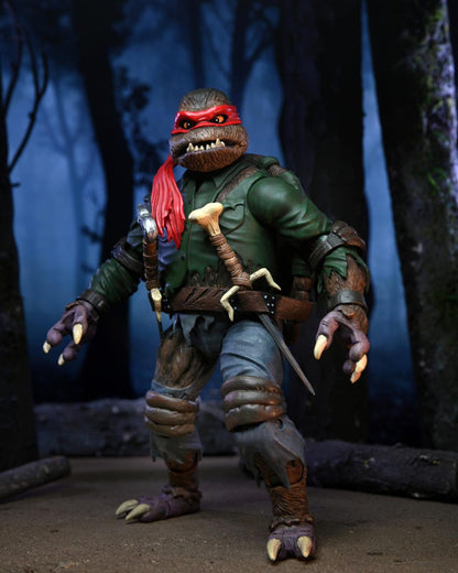 Universal Monsters x Teenage Mutant Ninja Turtles Ultimate Raphael as The Wolfman - www.Shopthatapp.com