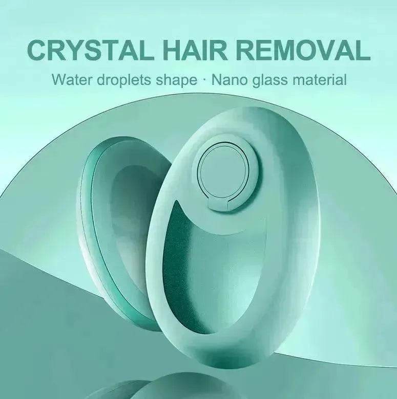 Upgraded Crystal Hair Removal Magic Crystal Hair Eraser Physical Exfoliating Tool Painless Hair Eraser Removal Tool For Legs Back Arms - www.Shopthatapp.com