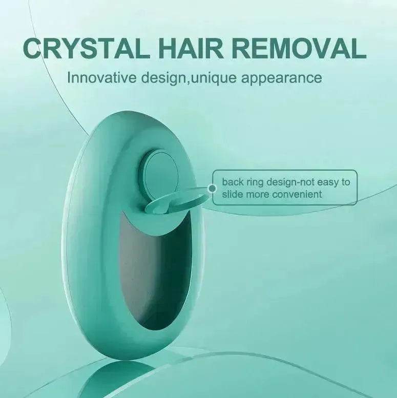 Upgraded Crystal Hair Removal Magic Crystal Hair Eraser Physical Exfoliating Tool Painless Hair Eraser Removal Tool For Legs Back Arms - www.Shopthatapp.com