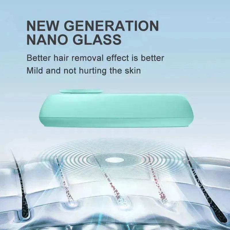 Upgraded Crystal Hair Removal Magic Crystal Hair Eraser Physical Exfoliating Tool Painless Hair Eraser Removal Tool For Legs Back Arms - www.Shopthatapp.com