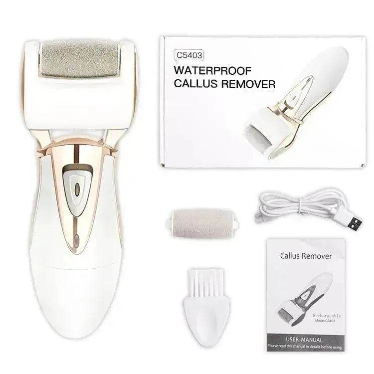 USB Rechargeable Foot Scrubber  Dead skin removal - www.Shopthatapp.com