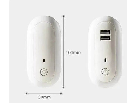 USB Remote Control Wall Lamp Timing Dimming Night Light Simple Bedroom Living Room Corridor LED Wall Lamp Socket - www.Shopthatapp.com
