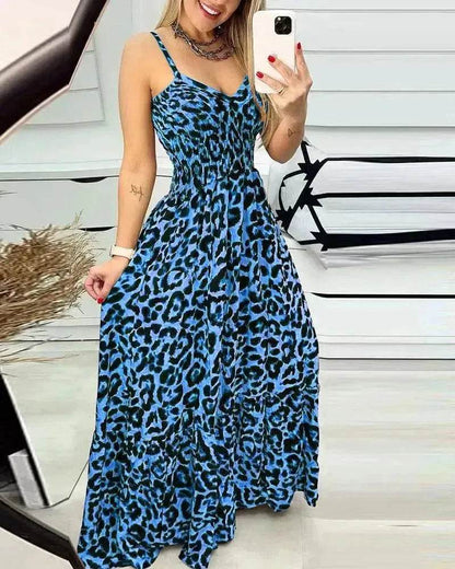 V-neck Brace Dress High Waist Temperament - www.Shopthatapp.com