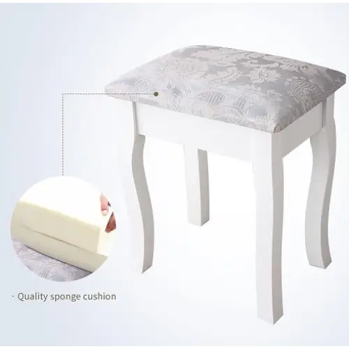 Vanity Table Set With 4 Drawer - www.Shopthatapp.com