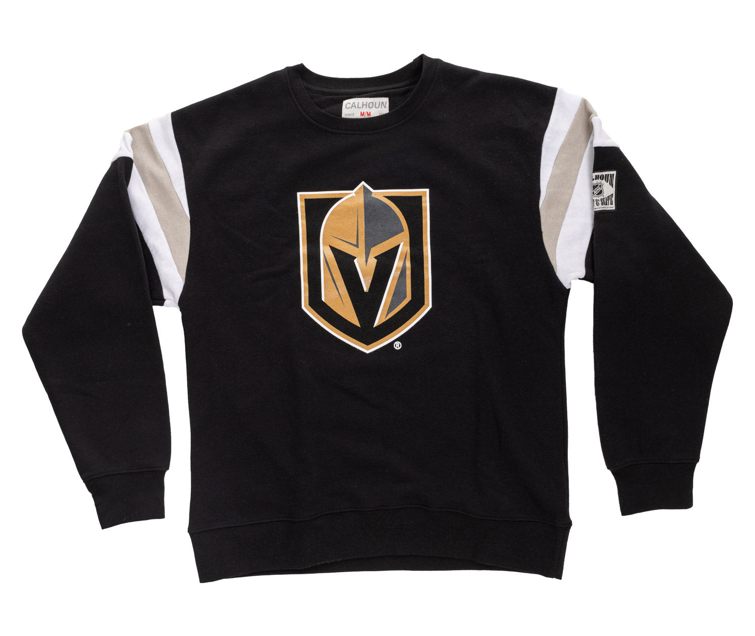 Vegas Golden Knights Varsity Retro Style Crewneck Sweater - www.Shopthatapp.com