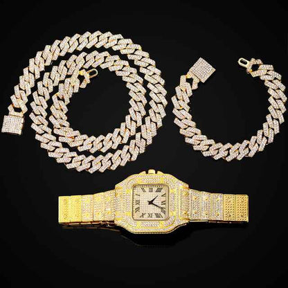 Lost and Found Jewelers 14mm Cuban Link Chain and Bracelet