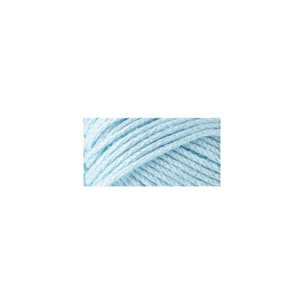 Light blue crochet yarn made from high-quality cotton yarn for crafting and knitting projects
