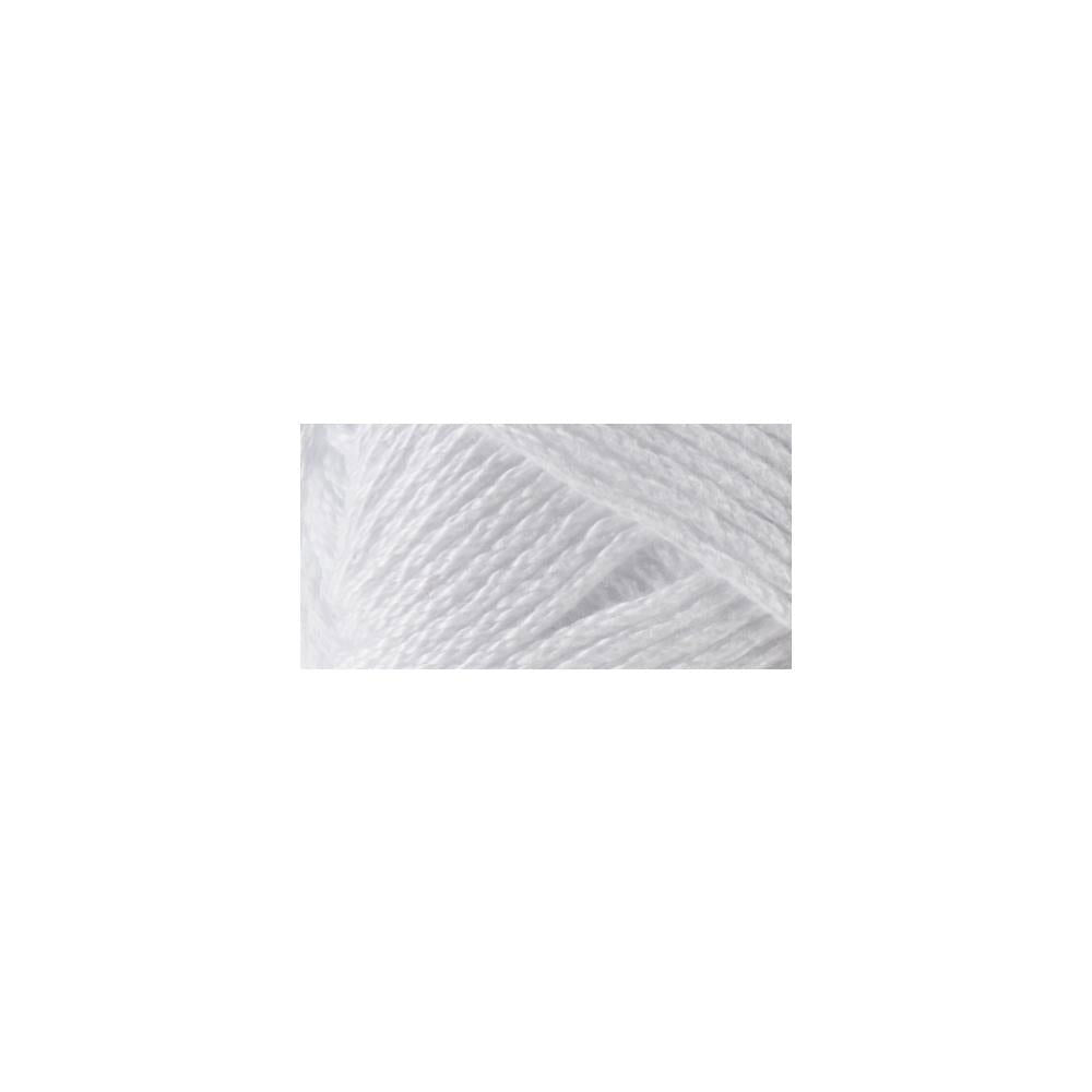 L'ArtisanCanada high-quality cotton yarn in pure white, perfect for crochet projects