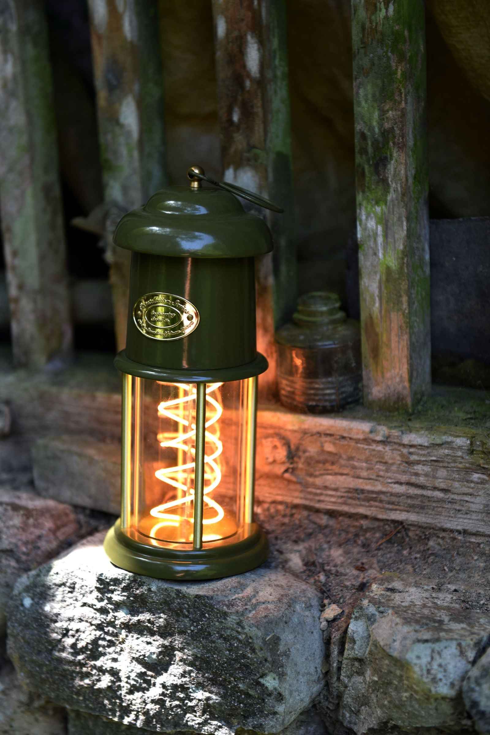 Peterson Housewares Meteor Green Camping Lantern