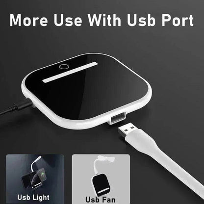 Vertical square mobile phone wireless charger - www.Shopthatapp.com