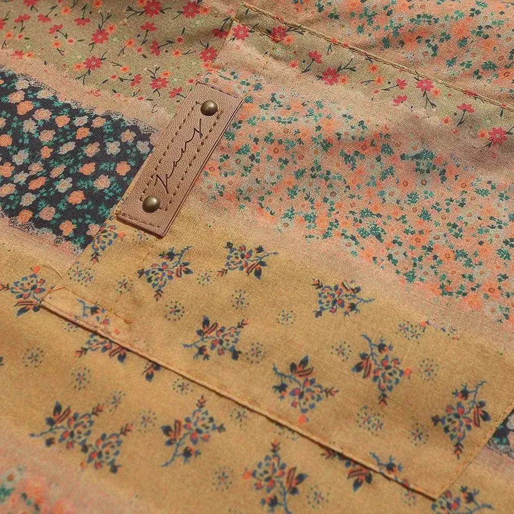 Vertical Stripes Small Floral Short-sleeved Casual Shirt - www.Shopthatapp.com