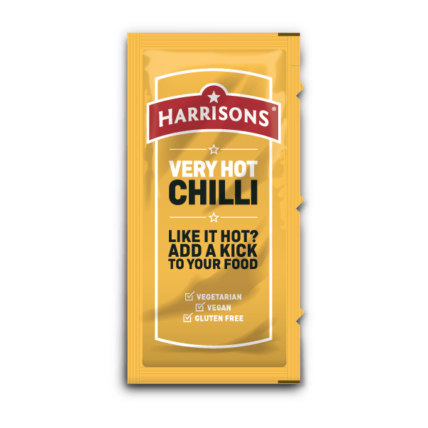 Very Hot Chilli Sauce Sachet (Case of 200) - www.Shopthatapp.com