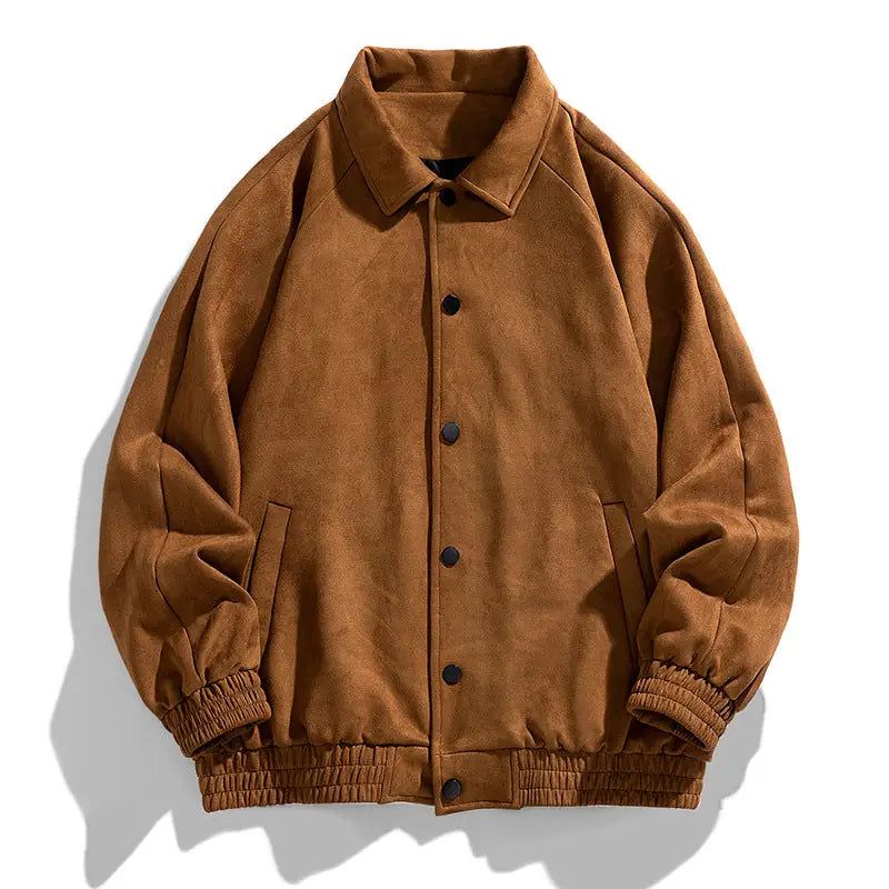 Vintage Suede Coat Men's Baseball Uniforms Boys Jacket - www.Shopthatapp.com