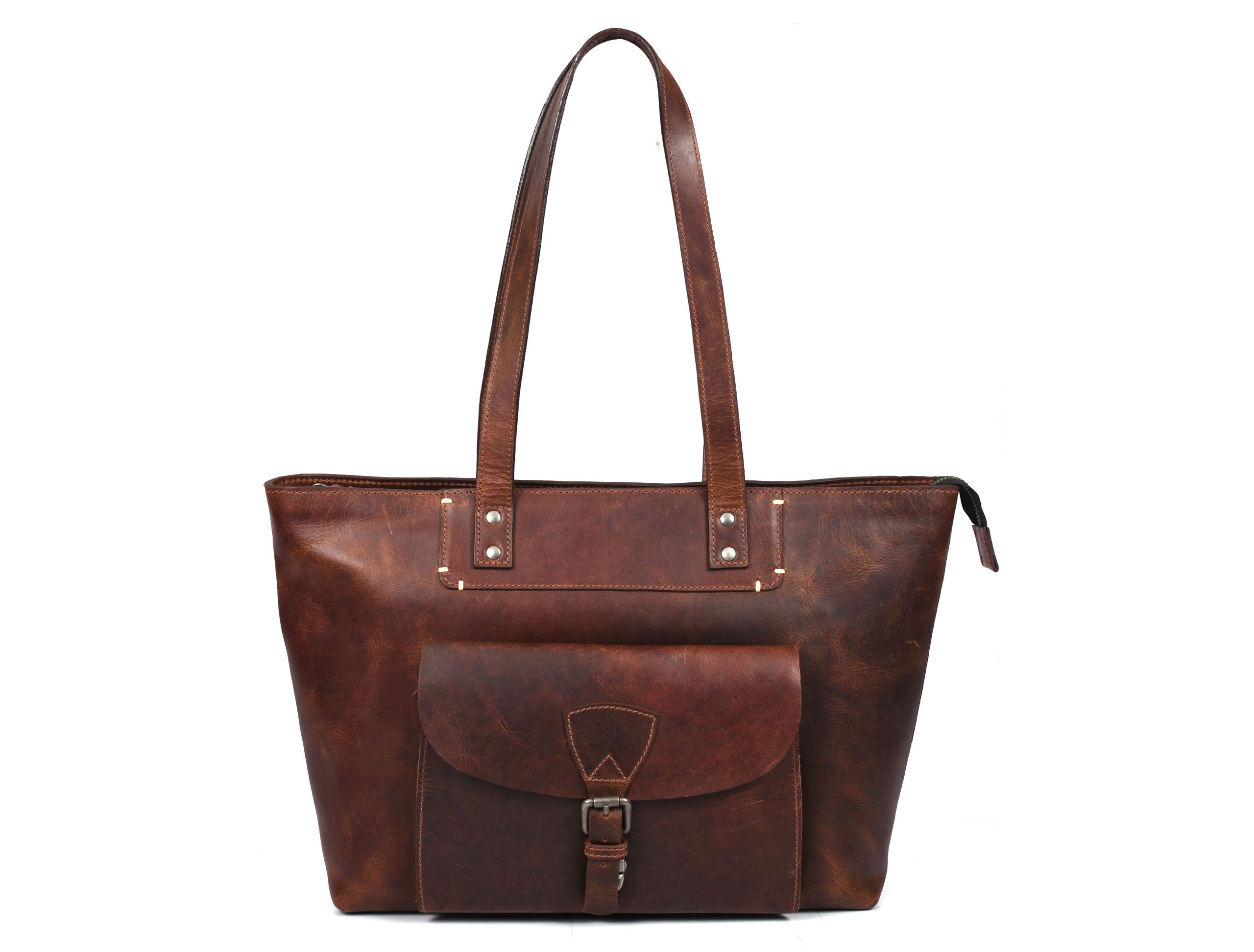 Voyager Leather Tote - www.Shopthatapp.com