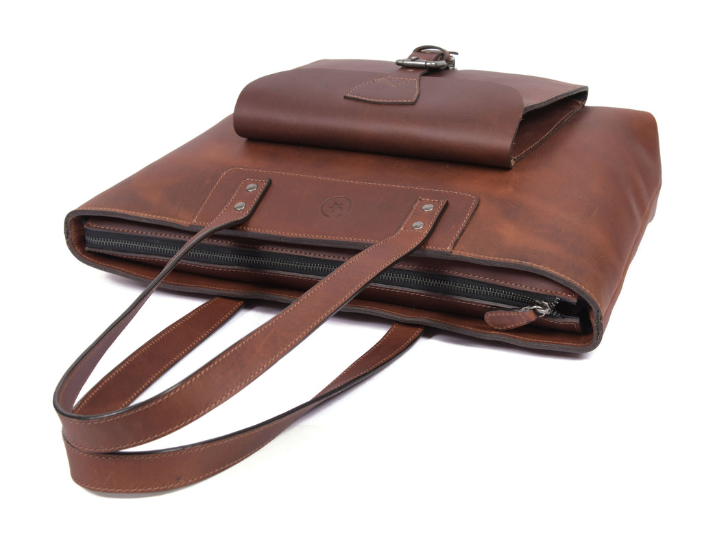 Voyager Leather Tote Bag - www.Shopthatapp.com