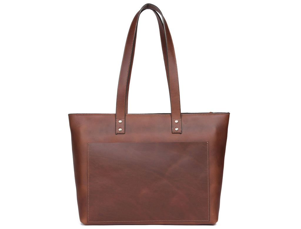 Voyager Leather Tote Bag - www.Shopthatapp.com