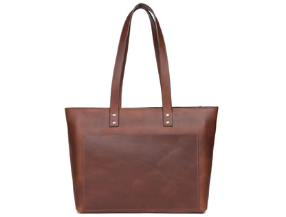 Voyager Leather Tote Bag - www.Shopthatapp.com