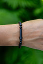 Bracelet d'intention en onyx noir