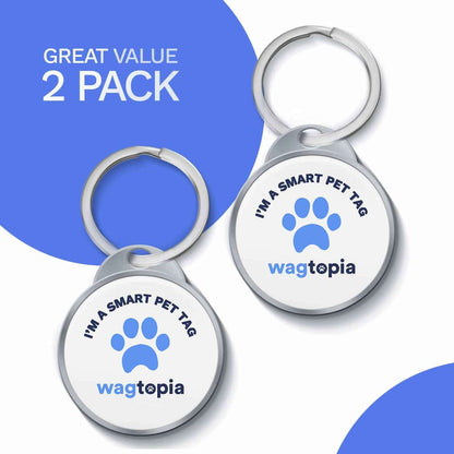 Canada pet smart tag 2 pack featuring durable design and customizable pet information