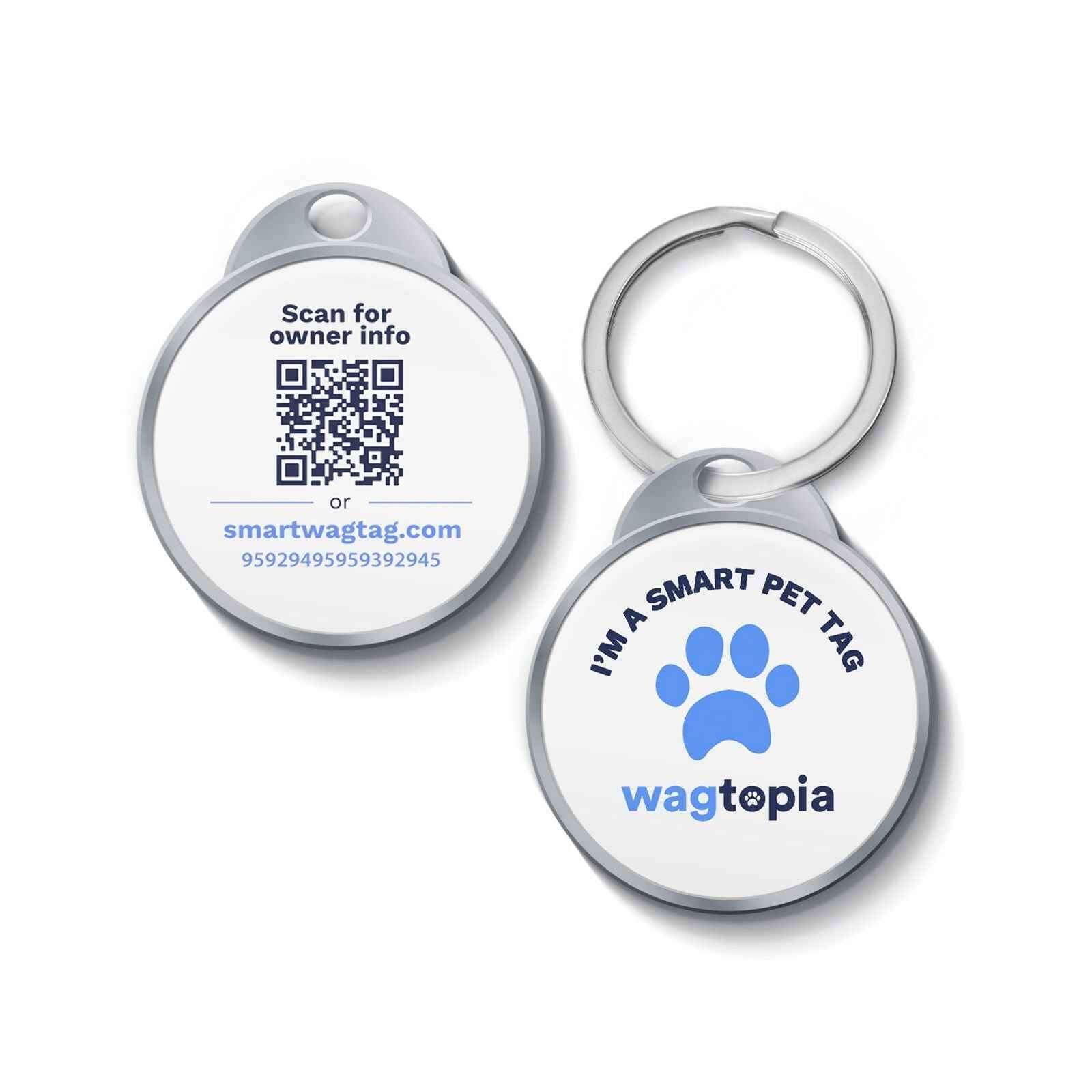 Canada pet smart tag with QR code for easy owner information access