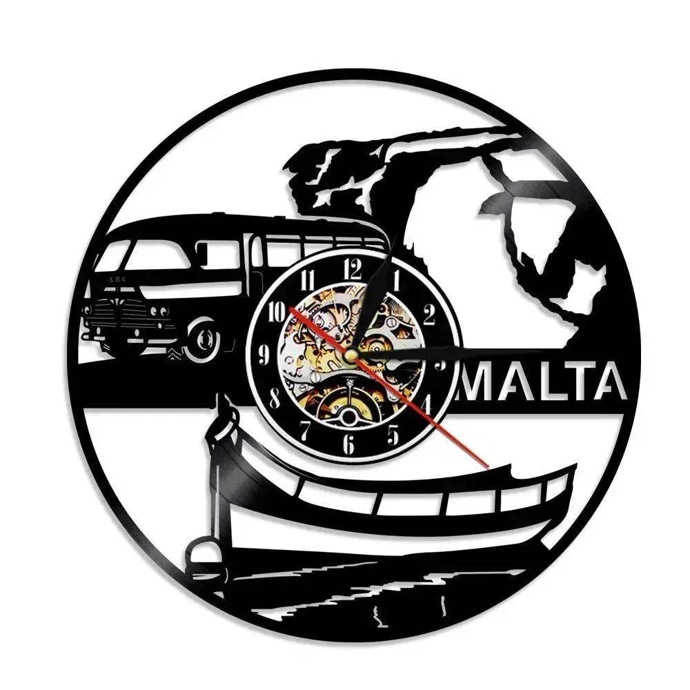 Wall Clock Vinyl Wall Clock  Atlanta Skyline Vinyl Record Clock Georgia Wall Art Atlanta Wall Decor Vinyl Clock Lights Silent Clock - www.Shopthatapp.com