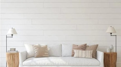 Revêtement mural "Blanc paquet de 10.6 pi2. - www.Shopthatapp.com