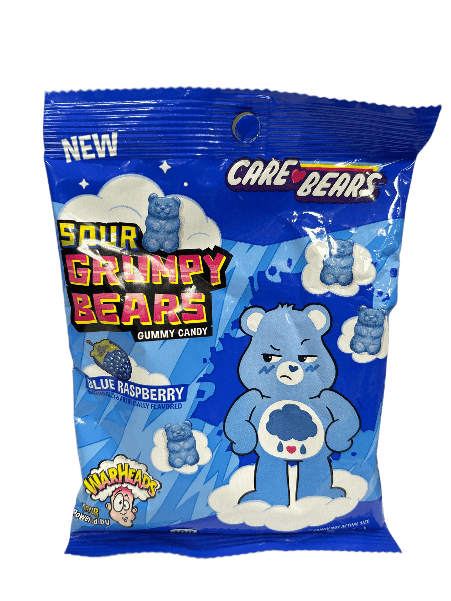 Warheads Care Bears Sour Grumpy Bears 4.5OZ U.S Edition - www.Shopthatapp.com