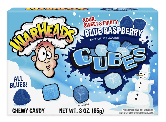 Warheads Cubes Blue Raspberry Christmas - www.Shopthatapp.com