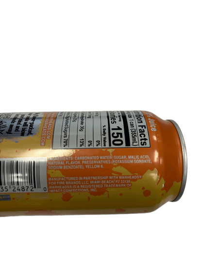 Warheads Sour! Peach Soda 12OZ - www.Shopthatapp.com