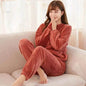 Warm Suit Women's Thick Coral Fleece Loungewear Suit - www.Shopthatapp.com