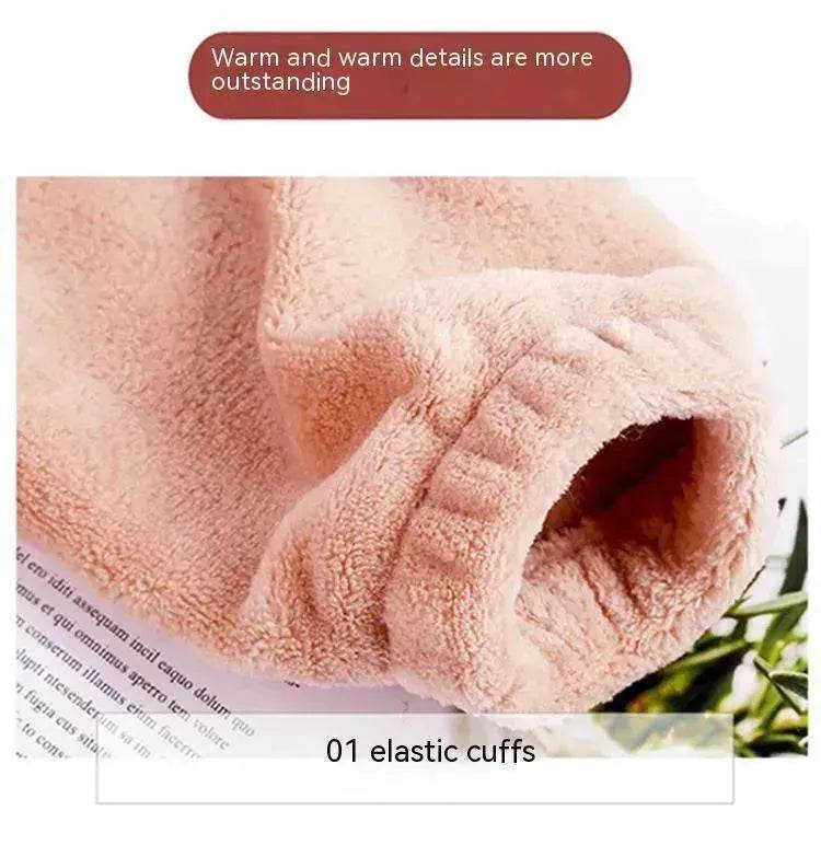 Warm Suit Women's Thick Coral Fleece Loungewear Suit - www.Shopthatapp.com