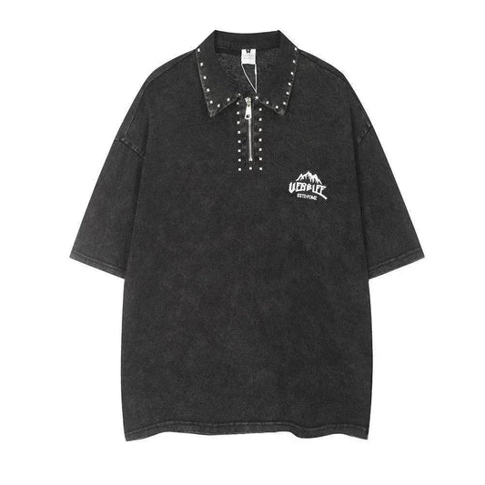 Washed And Worn Polo Shirt Men's Summer - www.Shopthatapp.com