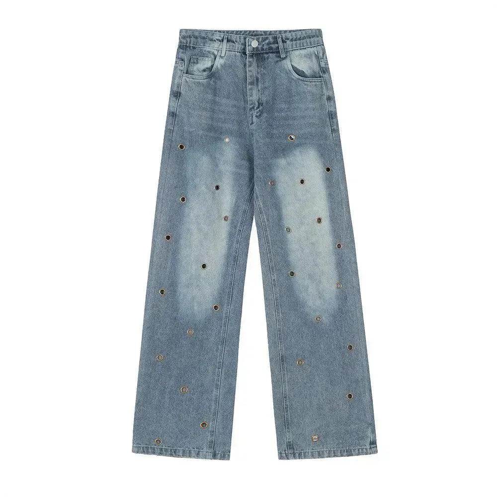Washing Hole Do The Old Cowboy Straight-leg Trousers - www.Shopthatapp.com