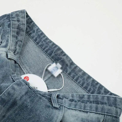 Washing Hole Do The Old Cowboy Straight-leg Trousers - www.Shopthatapp.com