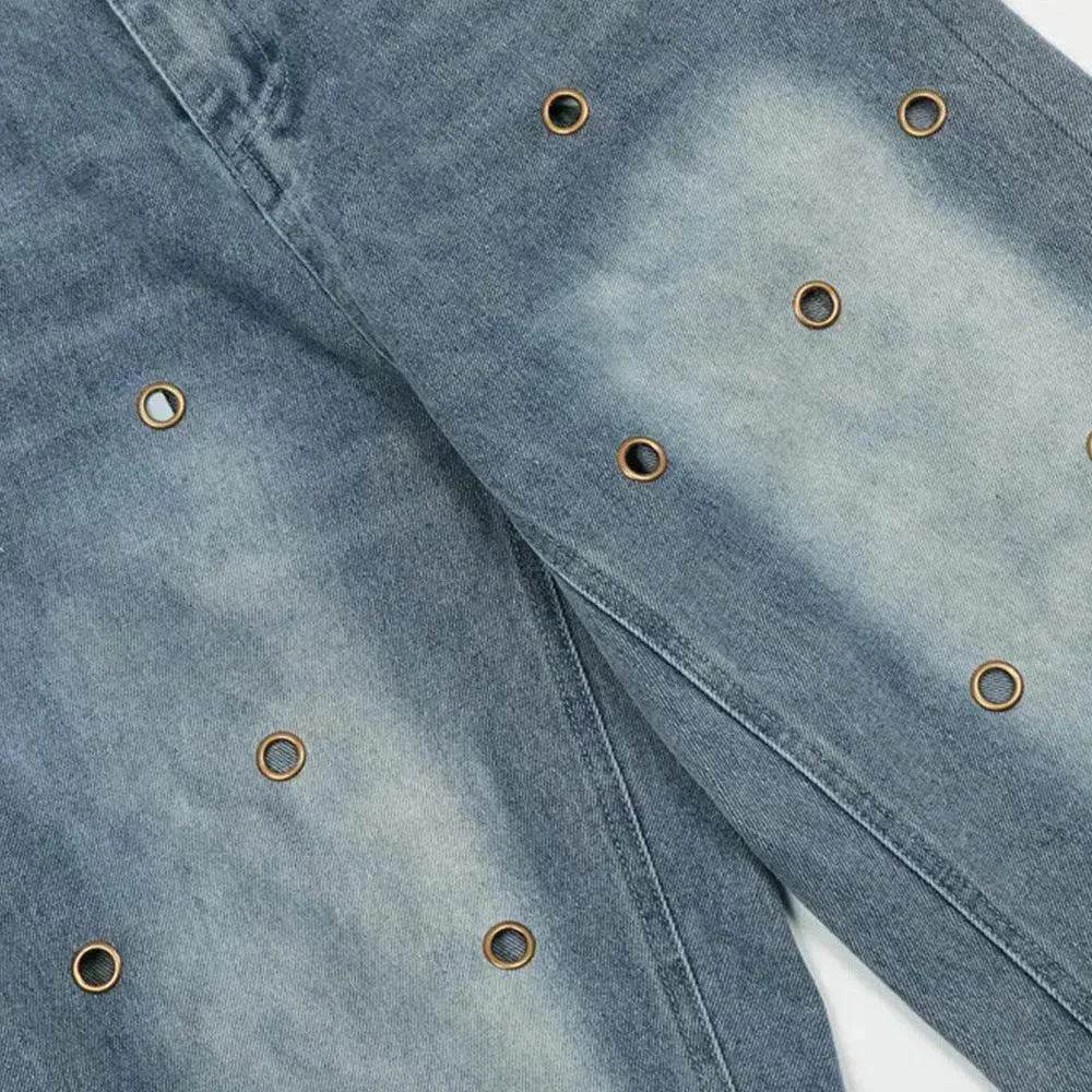 Washing Hole Do The Old Cowboy Straight-leg Trousers - www.Shopthatapp.com