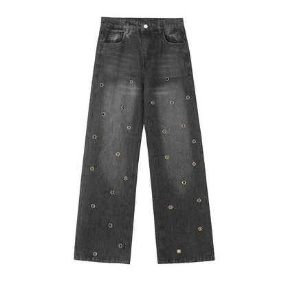 Washing Hole Do The Old Cowboy Straight-leg Trousers - www.Shopthatapp.com