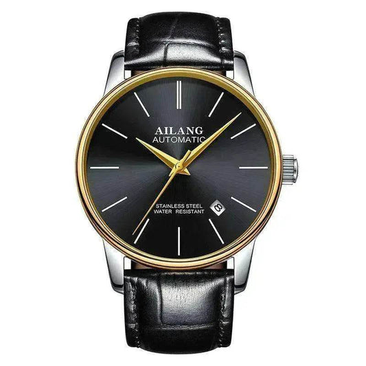 AILANG Automatic Genuine Leather Wrist Watch for Men - www.Shopthatapp.com