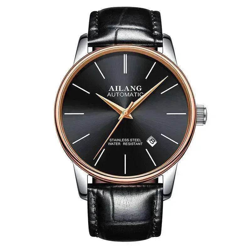AILANG Automatic Genuine Leather Wrist Watch for Men - www.Shopthatapp.com