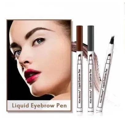 Waterproof Natural Eyebrow Pen Four-claw Eye Brow Tint Fork Tip Eyebrow Tattoo Pencil - www.Shopthatapp.com