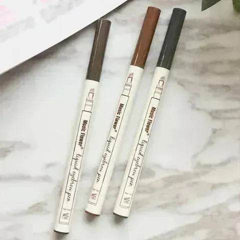 Waterproof Natural Eyebrow Pen Four-claw Eye Brow Tint Fork Tip Eyebrow Tattoo Pencil - www.Shopthatapp.com