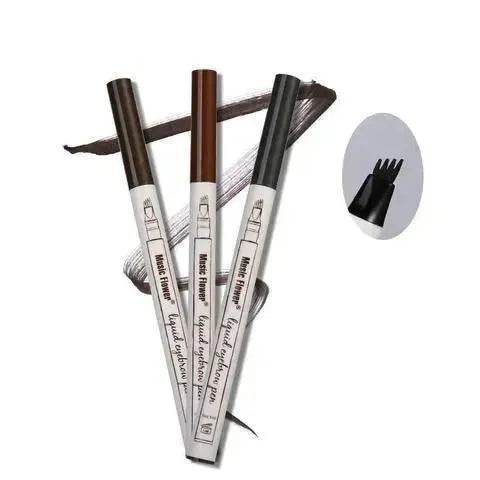 Waterproof Natural Eyebrow Pen Four-claw Eye Brow Tint Fork Tip Eyebrow Tattoo Pencil - www.Shopthatapp.com
