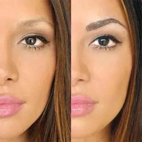 Waterproof Natural Eyebrow Pen Four-claw Eye Brow Tint Fork Tip Eyebrow Tattoo Pencil - www.Shopthatapp.com