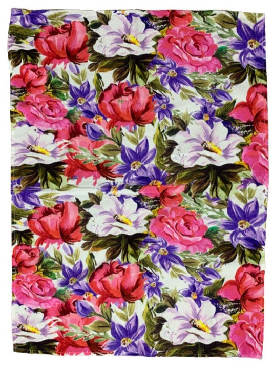 Essuie-tout à motif floral aquatique