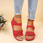 Wedge Sandals Summer Velcro Platform Shoes Women - www.Shopthatapp.com