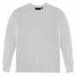 White Grey Better Basics Ultra-Soft Crewneck Long Sleeve T-Shirt by Fashion Hub - www.Shopthatapp.com