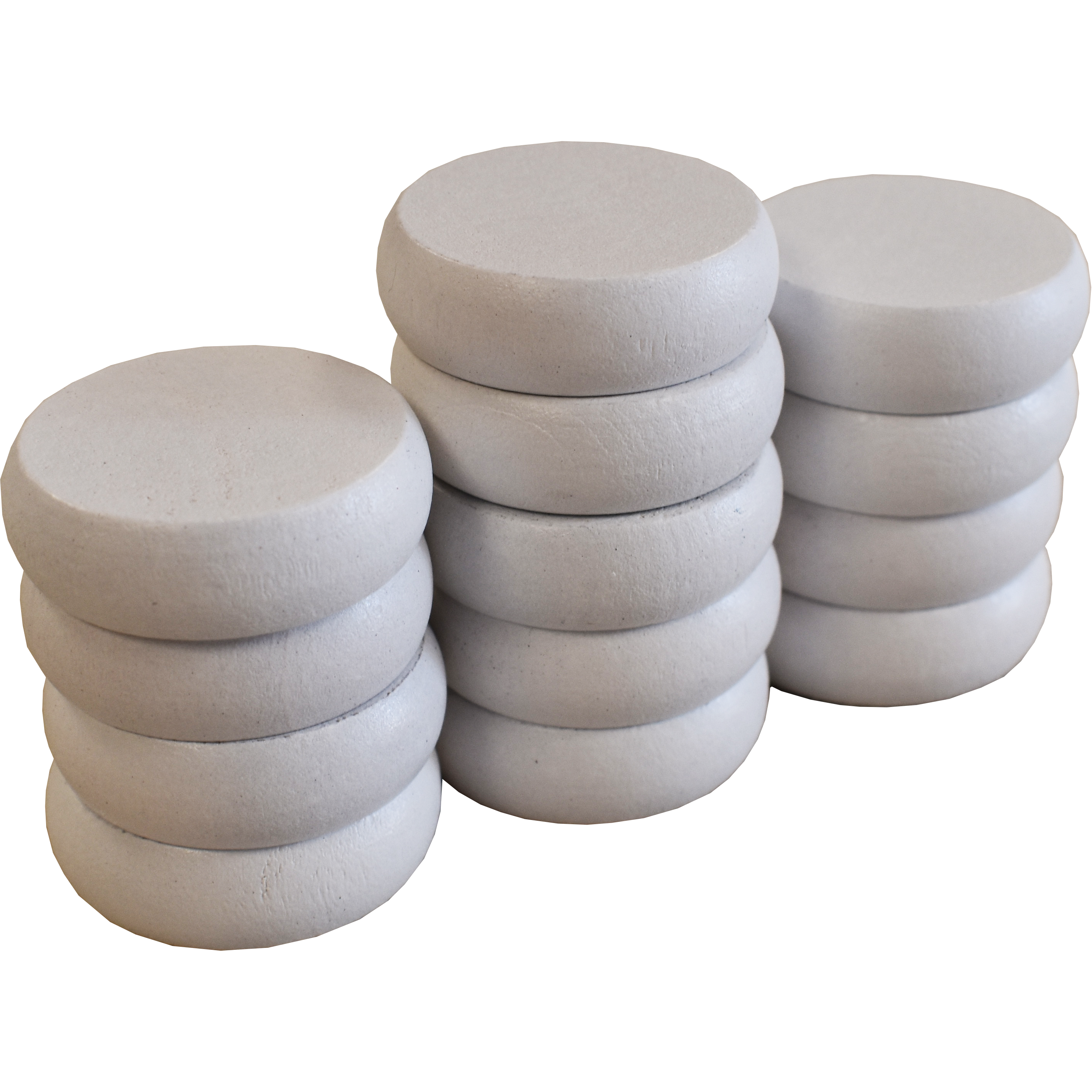 13 Large White Crokinole Discs - Half Set (Matte Finish) - www.Shopthatapp.com