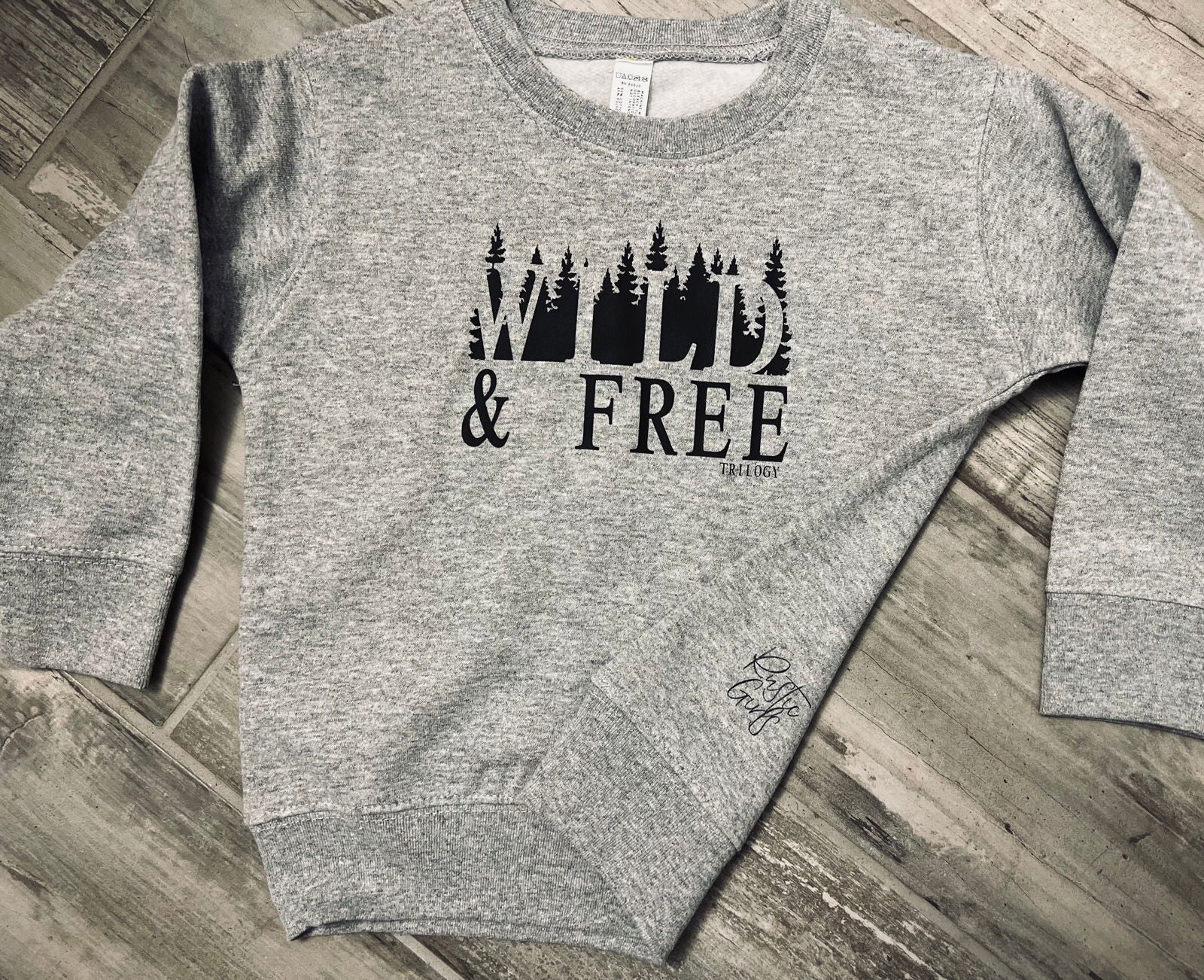 Wild and Free Toddler Crewneck - www.Shopthatapp.com