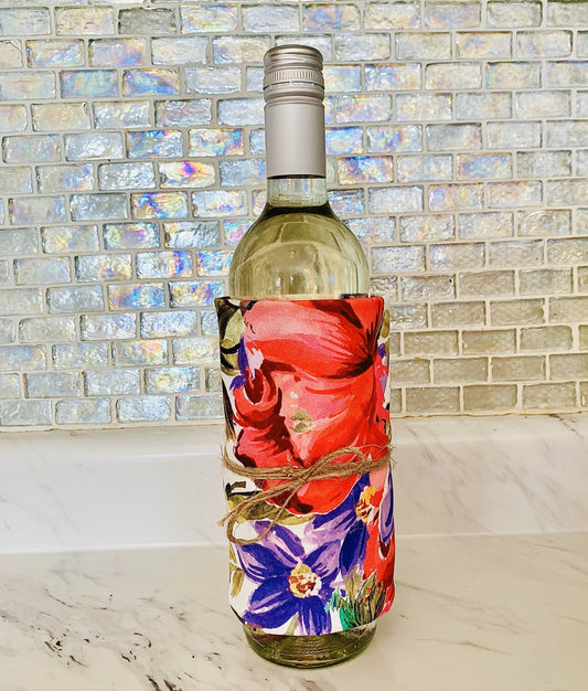 2-Piece Water Floral Sure Grip Kitchen Towels - www.Shopthatapp.com