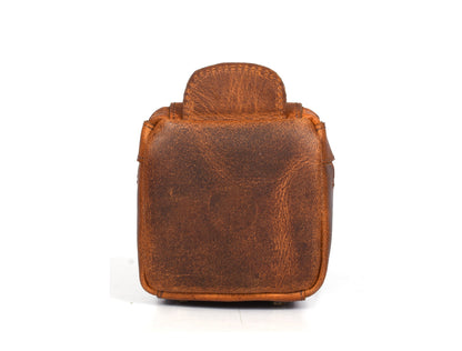 Winston Leather Toiletry Bag - Caramel Brown - www.Shopthatapp.com