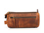 Winston Leather Toiletry Bag - Caramel Brown - www.Shopthatapp.com